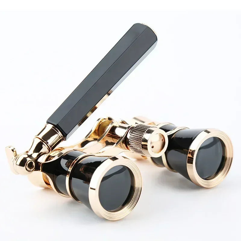 Opera Glasses Binoculars with Handle for Stage Concert Camping