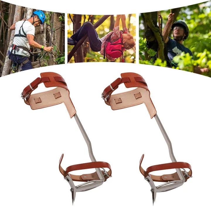 Double Claw Climbing Tool, Stainless Steel with Thickened Pedal
