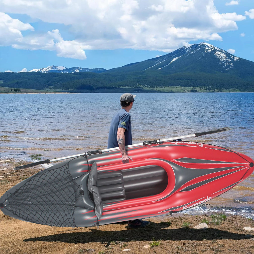 Inflatable Kayak Fishing Boat for Lakes & Rivers