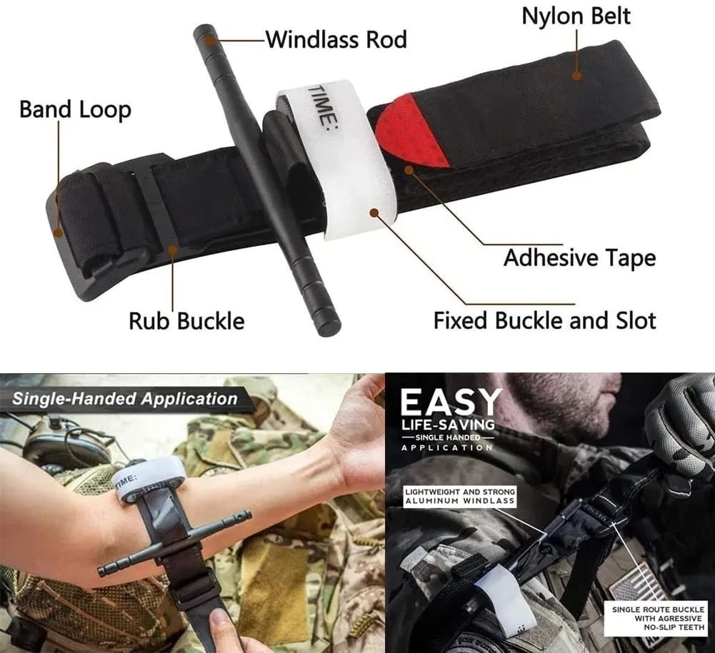 Trauma Survival Kit First Aid Medical Pouch