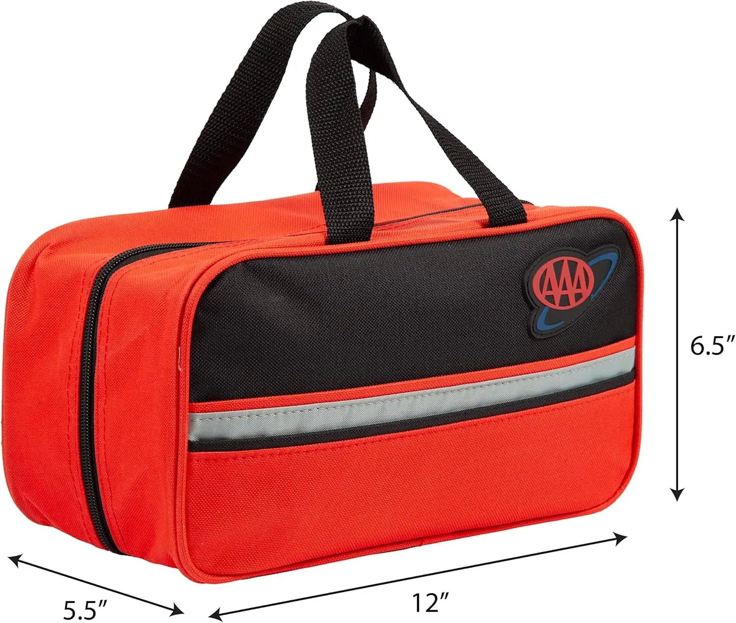 Car Kit with Jumper Cables, Flashlight & First Aid