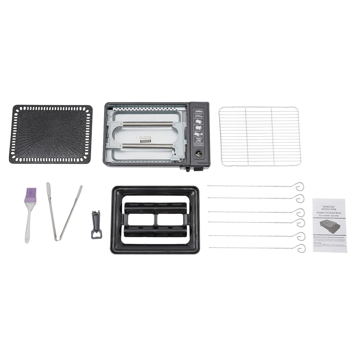 Portable Dual Fuel Gas Grill Stove