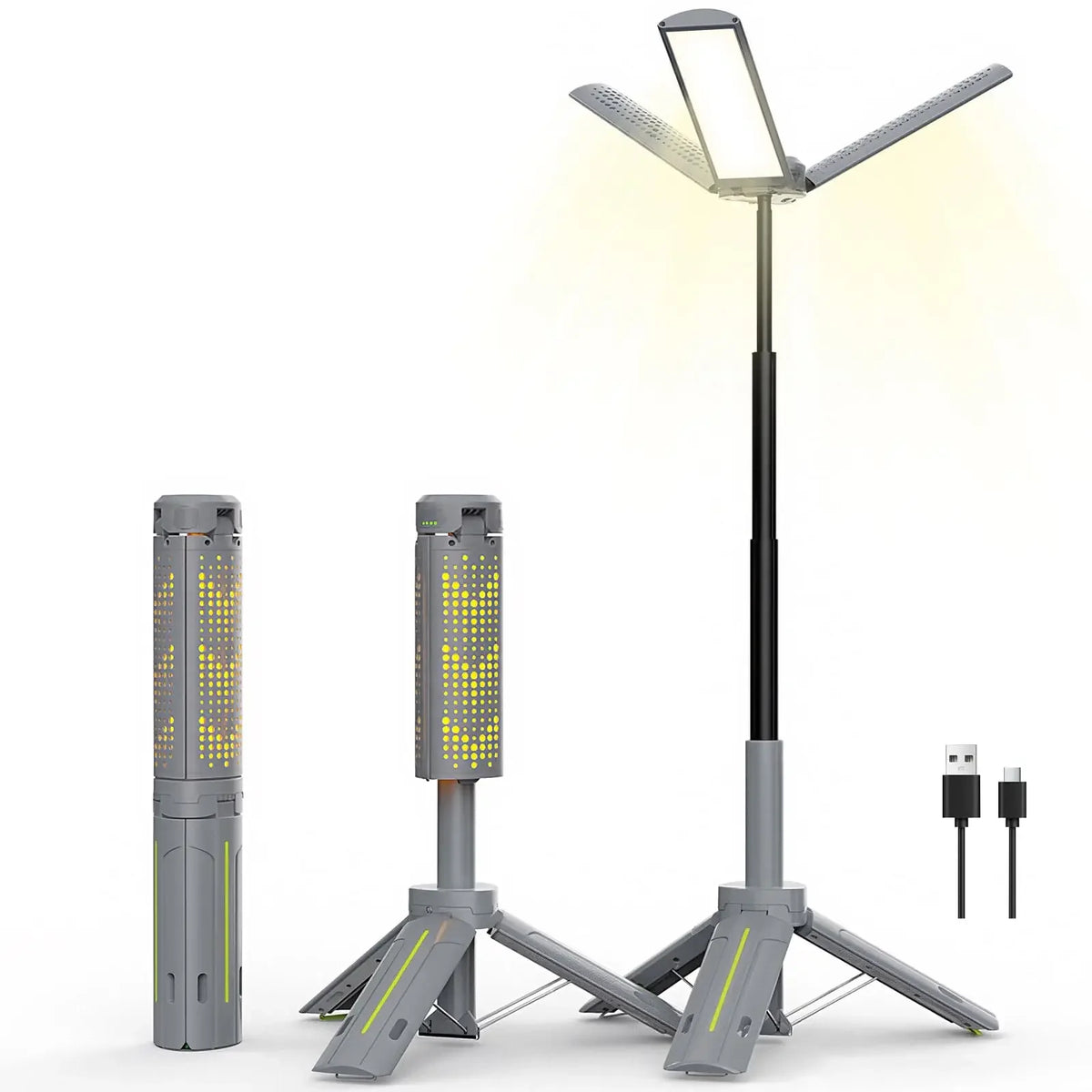 Telescopic Rechargeable Camping Lantern with Stand
