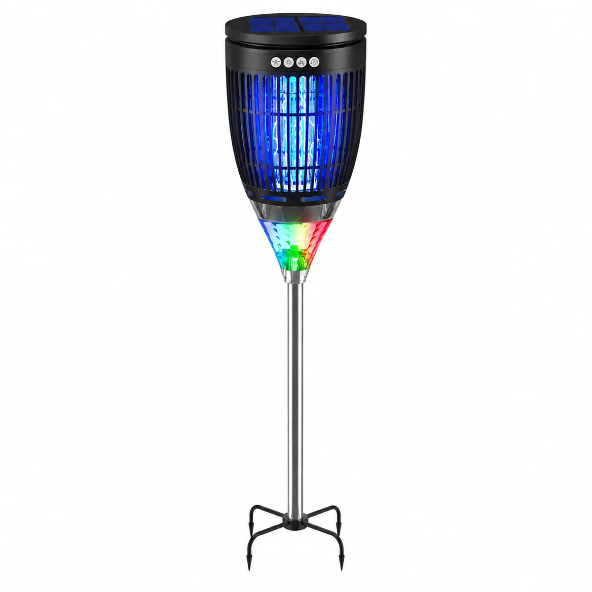 Mosquito Zapper with Adjustable Ground Stake for Backyard, Camping