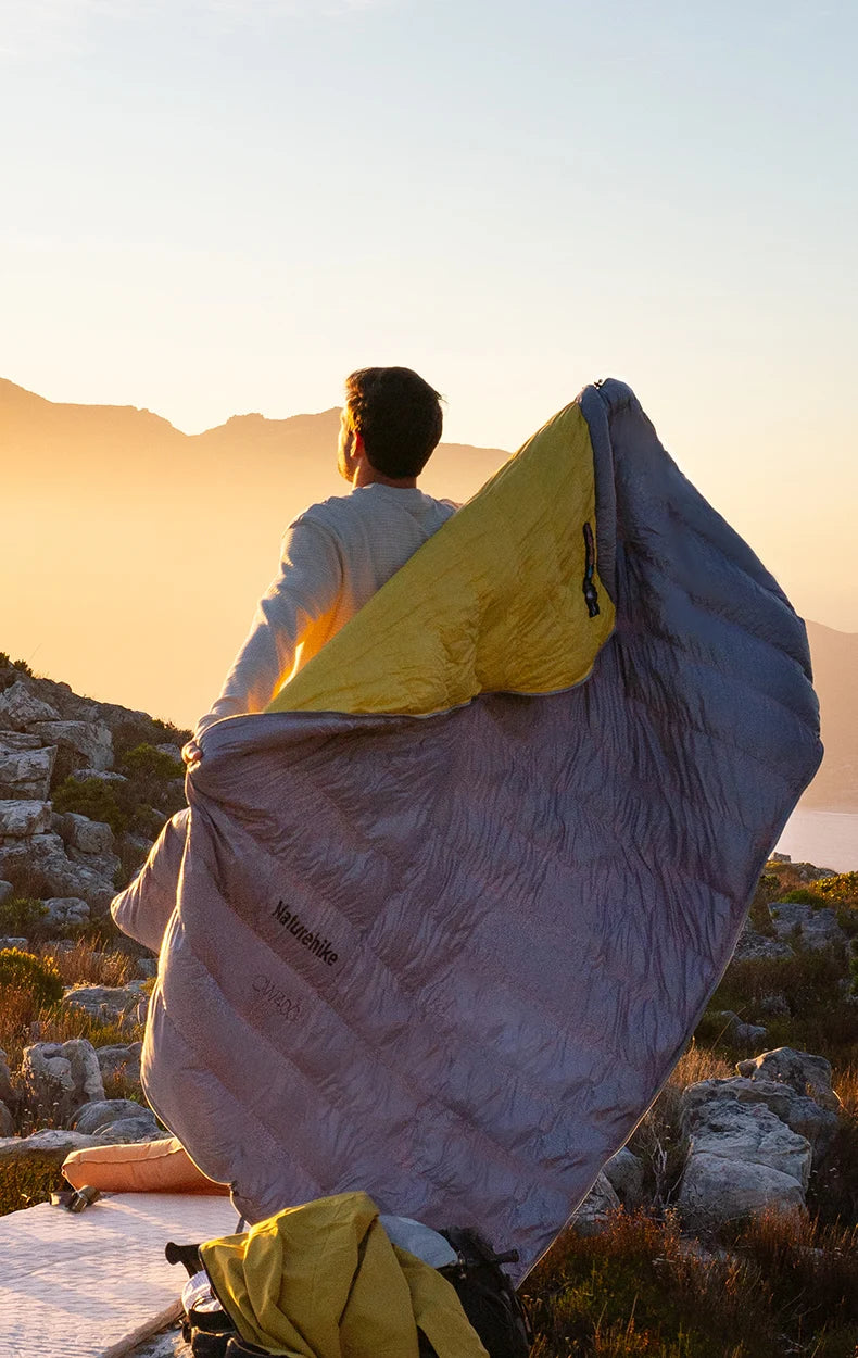 Duck Down Sleeping Bag 4 Seasons Compact Portable