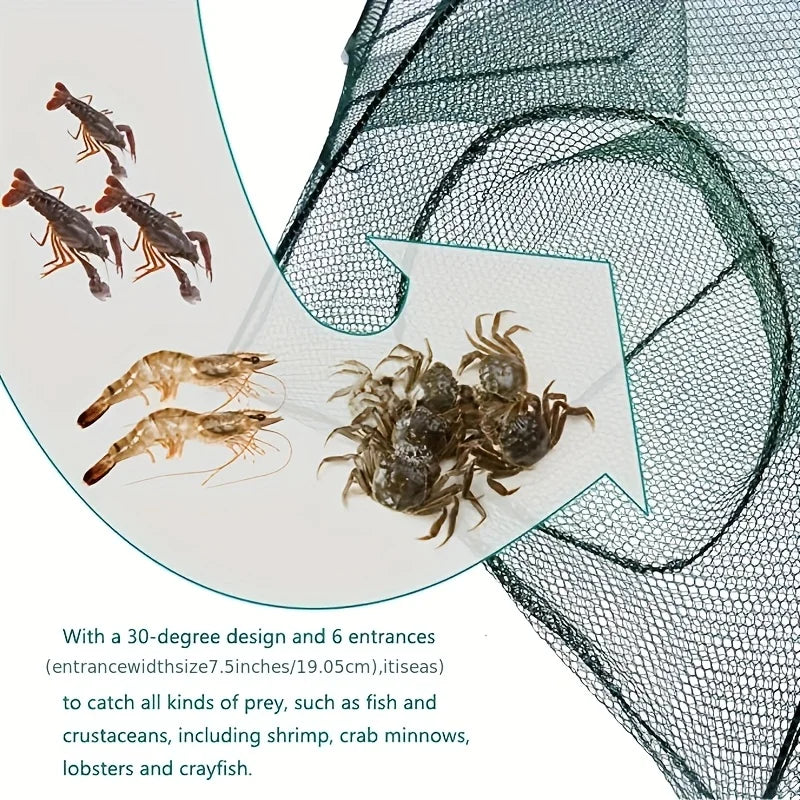 Fishing Cage - Suitable for Catching Fish, Shrimp, Eel, Lobster