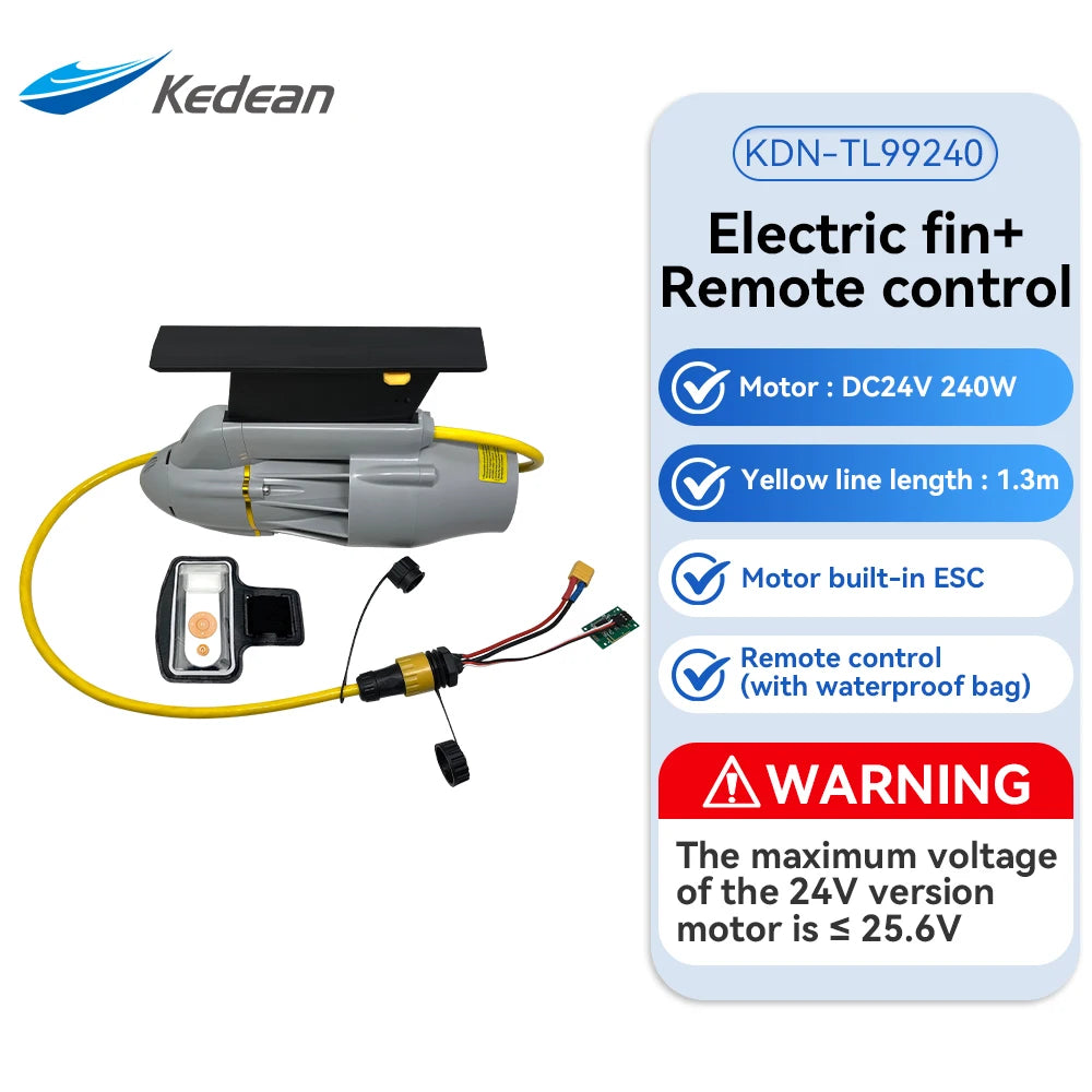 Electric power  underwater motor for inflatable paddle canoe fishing boat