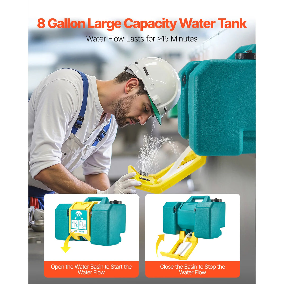 Portable Eye Wash Station OSHA-Approved