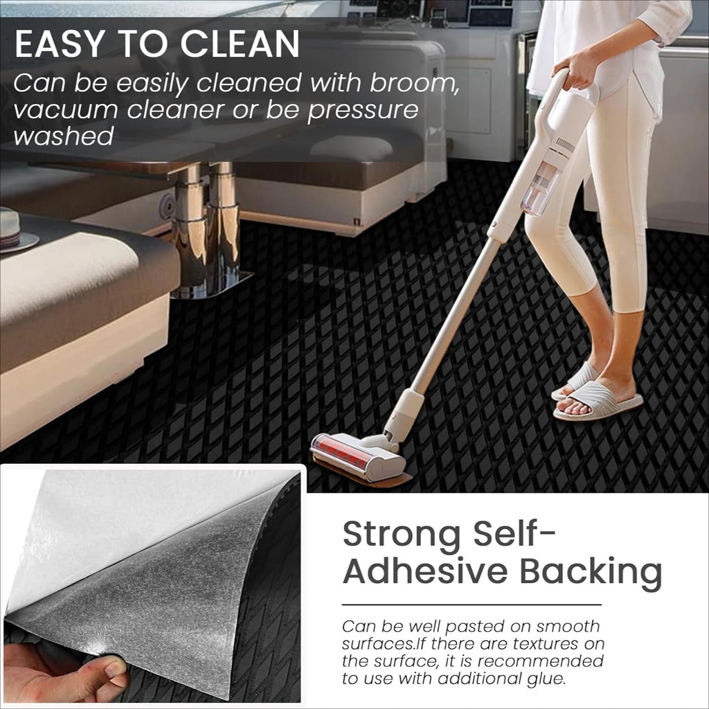 Boat Flooring Sheet Decking Mat Non-Slip Diamond Grip