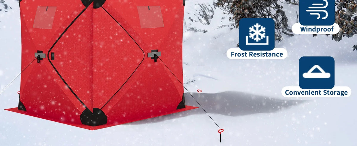 Insulated Ice Fishing Shanty Windproof and Warm