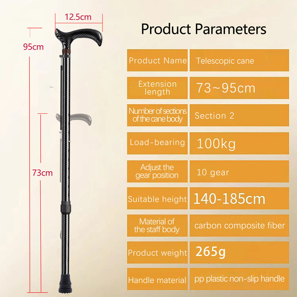 Carbon Fiber Trekking Poles for Hiking And Walking