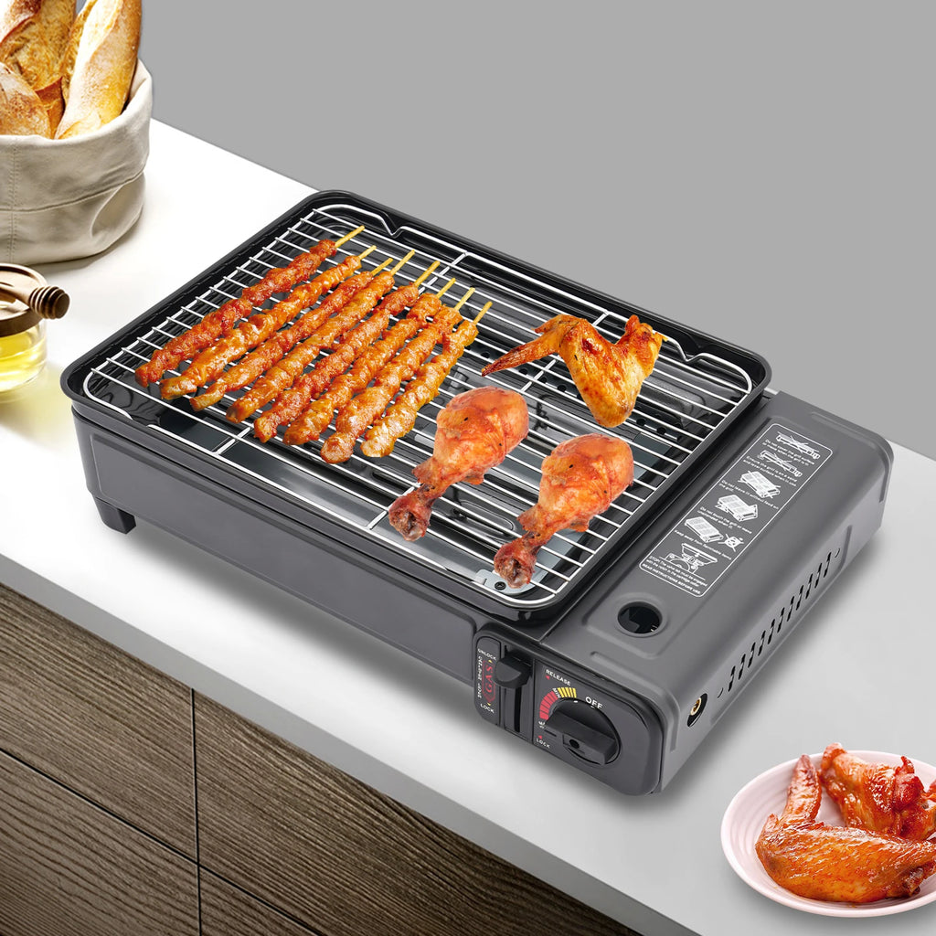 Portable Dual Fuel Gas Grill Stove