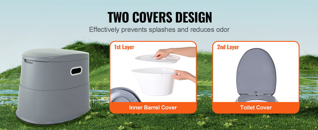 Portable Travel Toilet for Outdoor Camping LongRoad Trip