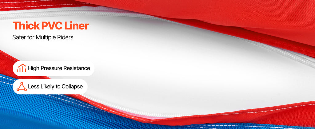 Towable Tubes for Boating with Full Nylon Cover Dual Tow Points