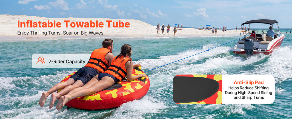 Towable Inflatable Tube Anti-Slip Pad Nylon Cover